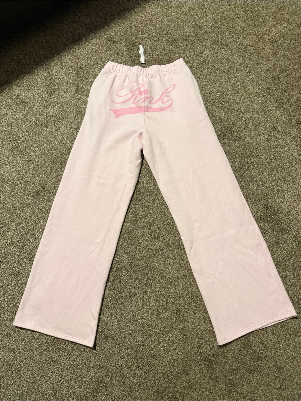 PINK by Frankies Bikinis Wide Leg Sweatpants